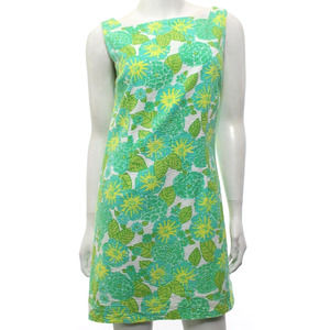 Lilly Pulitzer Vtg 90s Y2K Floral Sheath Dress Shift